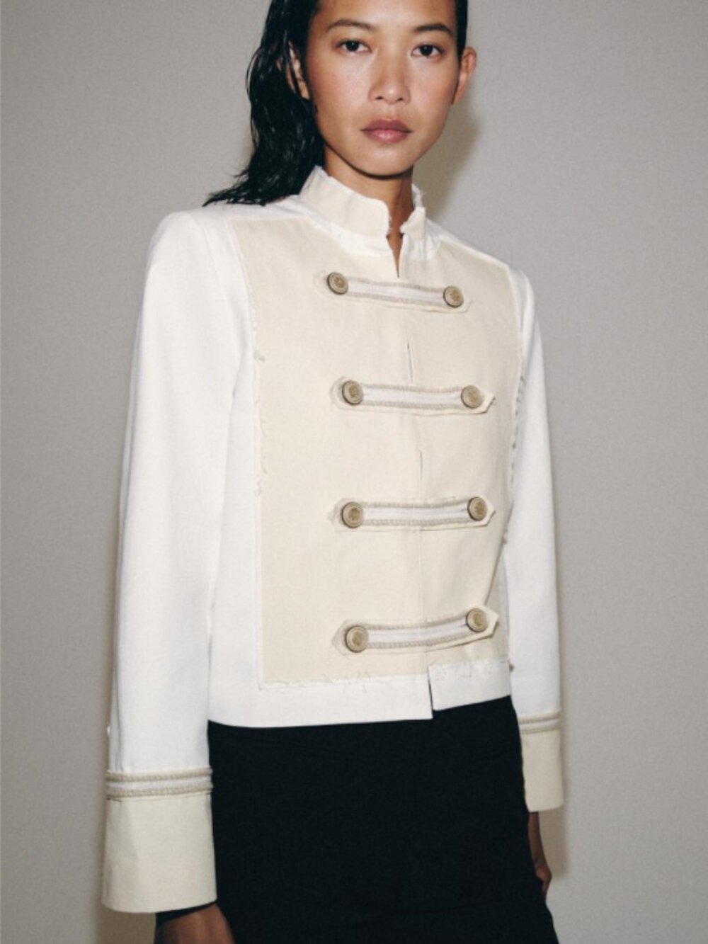 Zara ZW Collection Jacket with Button Details